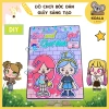 Đồ chơi bóc dán Búp bê giấy Cute và Cool Girl - Quiet Book Montessori Giá 120k giảm từ 147.6k