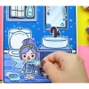 Đồ chơi bóc dán Búp bê giấy Cute và Cool Girl - Quiet Book Montessori Giá 120k giảm từ 147.6k 5