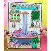 Đồ chơi bóc dán ngôi nhà búp bê Wednesday Rich And Poor giấy - Giá chỉ 120.000₫ 7