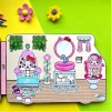 Đồ chơi Bóc dán Xe cắm trại công viên Hello Kitty - Búp bê giấy Pighandmade 199k 3