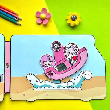 Đồ chơi Bóc dán Xe cắm trại công viên Hello Kitty - Búp bê giấy Pighandmade 199k 9 Đồ chơi Bóc dán Xe cắm trại công viên Hello Kitty - Búp bê giấy Pighandmade 199k 9
