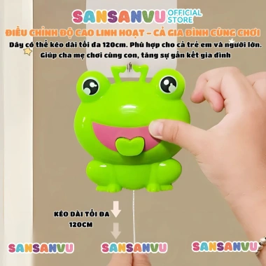 Đồ chơi bóng bàn treo tường ANBEBE cho bé, gắn tường, vận động, giá 49.000đ 3
