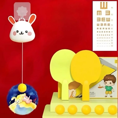 Đồ chơi bóng bàn treo tường ANBEBE cho bé, gắn tường, vận động, giá 49.000đ 7