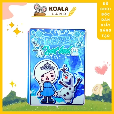 Đồ chơi búp bê giấy công chúa tuyết Frozen - Bóc dán thủ công, giá 85.000₫ Đồ chơi búp bê giấy công chúa tuyết Frozen - Bóc dán thủ công, giá 85.000₫