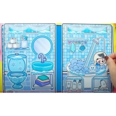 Đồ chơi búp bê giấy công chúa tuyết Frozen - Bóc dán thủ công, giá 85.000₫ 5 Đồ chơi búp bê giấy công chúa tuyết Frozen - Bóc dán thủ công, giá 85.000₫ 5