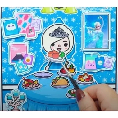 Đồ chơi búp bê giấy công chúa tuyết Frozen - Bóc dán thủ công, giá 85.000₫ 6 Đồ chơi búp bê giấy công chúa tuyết Frozen - Bóc dán thủ công, giá 85.000₫ 6