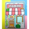 Đồ chơi búp bê giấy Pizza Toca Boca Bóc dán thủ công sáng tạo, giảm giá 18% chỉ 85.250₫ 3