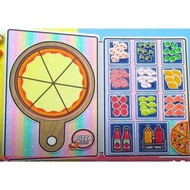 Đồ chơi búp bê giấy Pizza Toca Boca Bóc dán thủ công sáng tạo, giảm giá 18% chỉ 85.250₫ 8