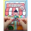 Đồ chơi búp bê giấy Pizza Toca Boca Bóc dán thủ công sáng tạo, giảm giá 18% chỉ 85.250₫ 9