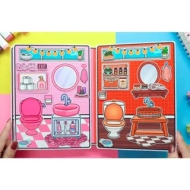 Đồ chơi Búp bê giấy Strawberry-Chocolate - Toca Toca Quiet Book, Bóc dán DIY, Giá 87.500₫ 3 Đồ chơi Búp bê giấy Strawberry-Chocolate - Toca Toca Quiet Book, Bóc dán DIY, Giá 87.500₫ 3