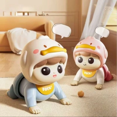 Đồ chơi búp bê tập bò cho bé 0-2 tuổi - Giá ưu đãi 79.500 VND, phát triển vận động