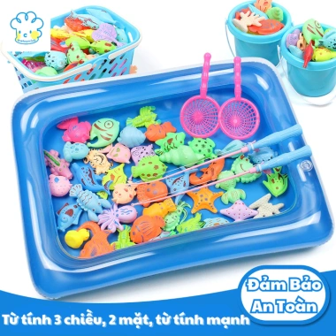Đồ chơi câu cá nam châm có hồ bơi hơi – Chơi nước ngoài trời vui nhộn, giá ưu đãi 82k 2 Đồ chơi câu cá nam châm có hồ bơi hơi – Chơi nước ngoài trời vui nhộn, giá ưu đãi 82k 2