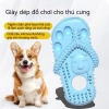 Đồ chơi chó Dép silicon làm sạch răng, giảm chán cắn, ngăn mài răng cho thú cưng