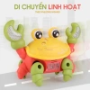 Đồ chơi con cua cảm biến va chạm, di chuyển tự động, âm thanh vui nhộn cho bé 8