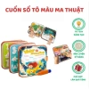 Đồ chơi cuốn sổ ma thuật 2in1 kèm bóc dán - Giá ưu đãi 70.000đ, sáng tạo