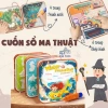Đồ chơi cuốn sổ ma thuật 2in1 kèm bóc dán - Giá ưu đãi 70.000đ, sáng tạo 2