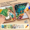 Đồ chơi cuốn sổ ma thuật 2in1 kèm bóc dán - Giá ưu đãi 70.000đ, sáng tạo 4