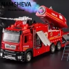 Đồ chơi cứu hỏa NAMSHEVA 1:32 - Đèn âm thanh, kéo lại, nhập vai - 249.700₫