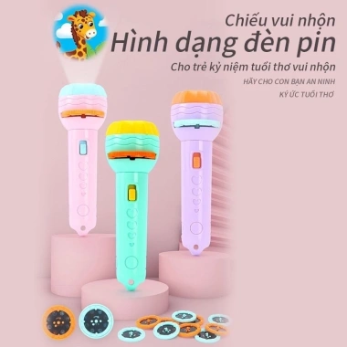 Đồ chơi đèn pin 80 hình động vật cho bé – Học hỏi, phát triển tư duy, giá 33.000đ