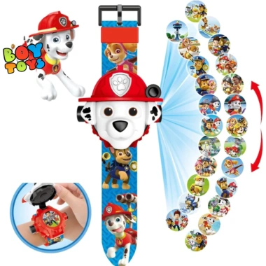 Đồ chơi đồng hồ chiếu sáng 24 hình chú chó cứu hộ Paw Patrol - Đồng hồ 3D thông minh, giá 69.000đ