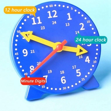 Đồ chơi đồng hồ tròn nhiều màu - Dạy học cho bé, giá 31.900₫ giảm từ 39.875₫