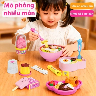 Đồ chơi đút ăn bánh pudding và mì - Mèo Béo Kids Store, giảm giá 27k (từ 34.830k)