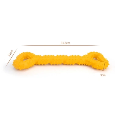 Đồ chơi gặm răng 31,5cm cho chó lớn, TPR mềm, mài răng, giảm stress - 247.051₫ 9