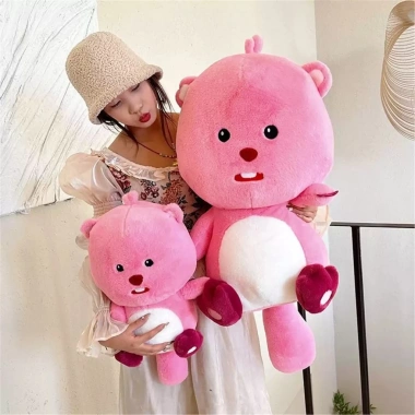 Đồ chơi Gấu Bông Hải Ly Loopy Hồng - Nhồi Bông Siêu Dễ Thương, 55.000₫ 6
