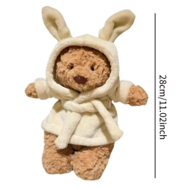 Đồ chơi gấu búp bê 11 inch áo choàng tắm - Nhồi bông thoải mái, sưu tập gia đình, giảm giá 276,100₫ 8 Đồ chơi gấu búp bê 11 inch áo choàng tắm - Nhồi bông thoải mái, sưu tập gia đình, giảm giá 276,100₫ 8