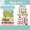 Đồ Chơi Ghép Hình Nam Châm Gỗ - Rèn Tư Duy, Phát Triển Trí Tuệ Bé 1-5 Tuổi 8