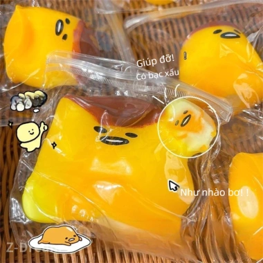 đồ chơi giải nén Pinch Pudding trứng, Lòng đỏ trứng cho bé trai - Phục hồi chậm, Giá ưu đãi 86.777 VND