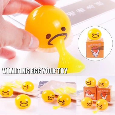 Đồ chơi giảm căng thẳng Dễ Thương Tròn Vàng Hút Nôn Lòng Đỏ - Trò Chơi Tricky Giá ưu đãi 38,170₫