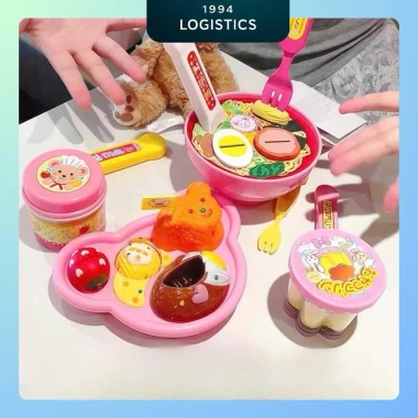 Đồ chơi giáo dục sớm bánh Pudding Jelly Strawberry và bộ thìa ABS - Giá 26.000₫