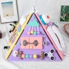 Đồ chơi giáo dục sớm gỗ Montessori hình kim tự tháp đa chức năng, khai sáng cho bé - Giá ưu đãi 1.649.200₫ 2