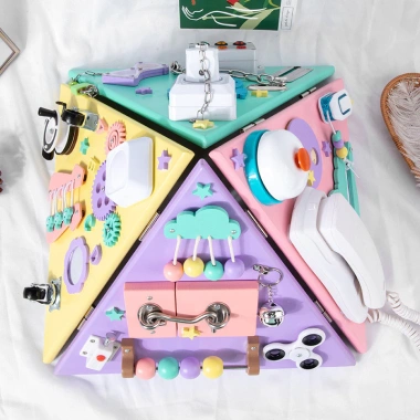 Đồ chơi giáo dục sớm gỗ Montessori hình kim tự tháp đa chức năng, khai sáng cho bé - Giá ưu đãi 1.649.200₫ 3