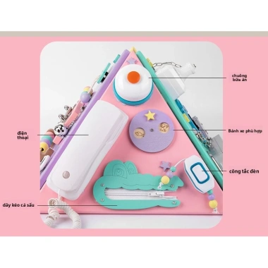 Đồ chơi giáo dục sớm gỗ Montessori hình kim tự tháp đa chức năng, khai sáng cho bé - Giá ưu đãi 1.649.200₫ 5