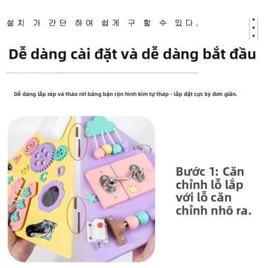 Đồ chơi giáo dục sớm gỗ Montessori hình kim tự tháp đa chức năng, khai sáng cho bé - Giá ưu đãi 1.649.200₫ 7