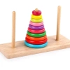 Đồ chơi giáo dục Tháp cầu vồng gỗ 10 tầng 3 cột - Xếp chồng phát triển tư duy, giảm còn 120.750₫ 2
