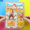 Đồ chơi giấy Bella Quite Book H30 - Squishy Kuromi, trí tuệ, cắt dán cho bé, chỉ 139k 3