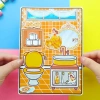 Đồ chơi giấy Bella Quite Book H30 - Squishy Kuromi, trí tuệ, cắt dán cho bé, chỉ 139k 5