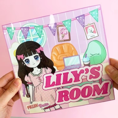 Đồ chơi giấy búp bê công chúa LyLy – Kuromi cô tiên xanh cho bé gái, 99.000₫ 4