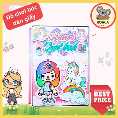 Đồ chơi giấy búp bê H24N Tocaboca Unicos, giá ưu đãi 99.000 VND cho bé yêu 2