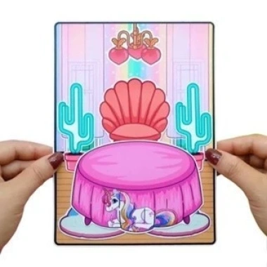 Đồ chơi giấy búp bê H24N Tocaboca Unicos, giá ưu đãi 99.000 VND cho bé yêu 8