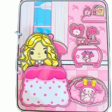 Đồ chơi giấy búp bê Kuromi & Melody – Ngôi nhà tocaboca, giảm giá chỉ 100k (124k) 4 Đồ chơi giấy búp bê Kuromi & Melody – Ngôi nhà tocaboca, giảm giá chỉ 100k (124k) 4