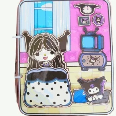 Đồ chơi giấy búp bê Kuromi & Melody – Ngôi nhà tocaboca, giảm giá chỉ 100k (124k) 7 Đồ chơi giấy búp bê Kuromi & Melody – Ngôi nhà tocaboca, giảm giá chỉ 100k (124k) 7