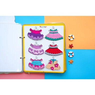Đồ chơi giấy búp bê Montessori DIY Happy Book – Giá ưu đãi 100.000đ cho bé gái 4