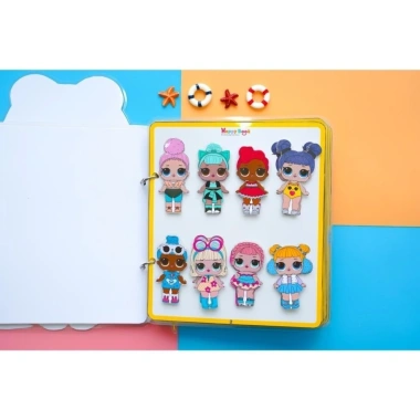 Đồ chơi giấy búp bê Montessori DIY Happy Book – Giá ưu đãi 100.000đ cho bé gái 5