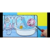 Đồ chơi giấy búp bê Pink Castle Quiet Book DIY tocaboca life - Giá 49.000₫ cho bé gái 3