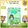 đồ chơi giấy búp bê Tocatiana - Bóc dán Kuromi cô tiên xanh cho bé gái - 99.000đ