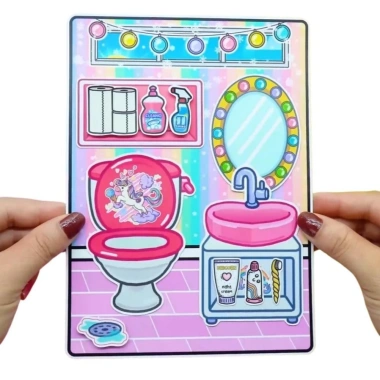 Đồ chơi giấy búp bê Unicos - Ngôi nhà Kuromi Sweetie H24N, chỉ 99.000đ 3